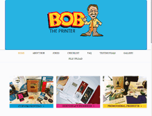 Tablet Screenshot of bobtheprinter.com